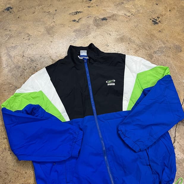 [정품/L] 푸마 올드스쿨 바람막이 자켓 b19