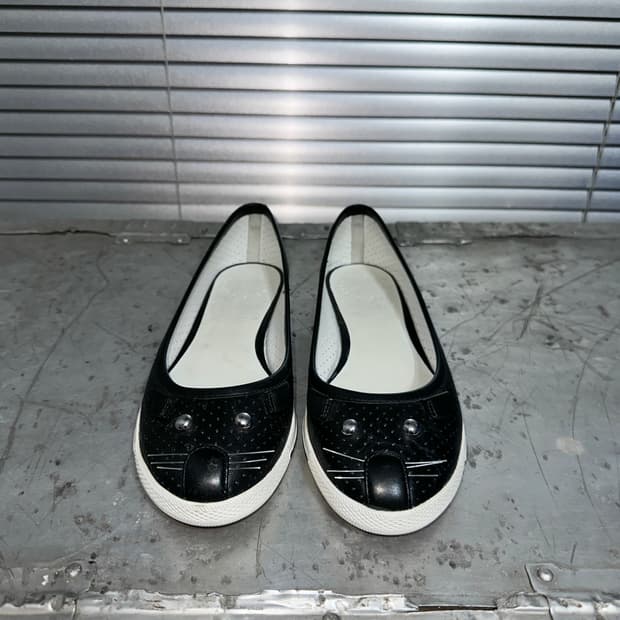 00s 마크 제이콥스 가죽  마우스/쥐 플랫