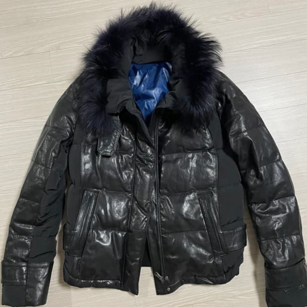 양가죽 오리털 패딩