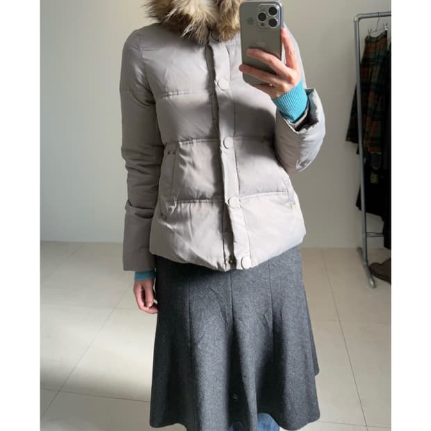 빈티지 다운 자켓