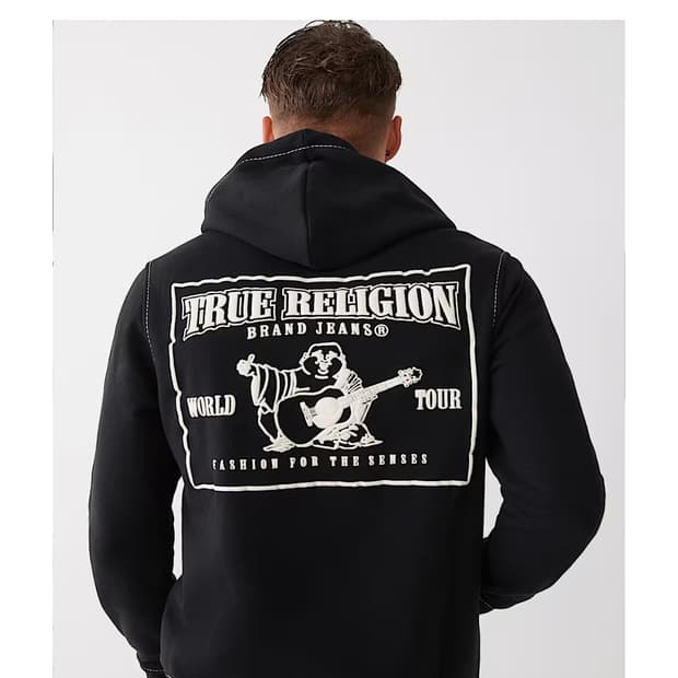 트루릴리젼 블랙 후드집업