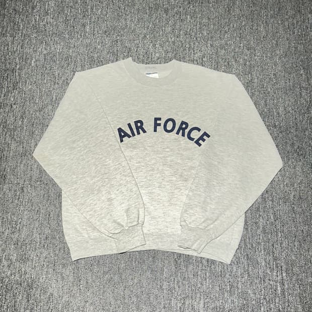 90s JERZEES Air Force 스웻셔츠 M
