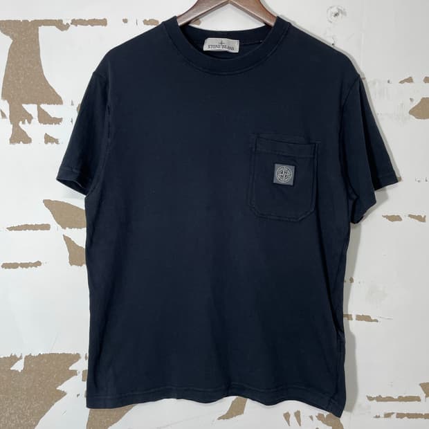 스톤아일랜드 로고 티셔츠 큐알