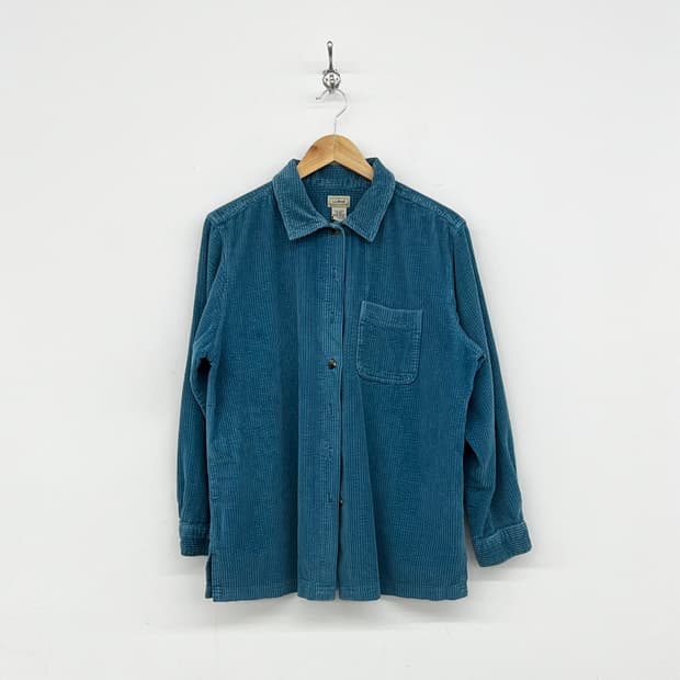 L.L.Bean 코듀로이 셔츠 블루 남M
