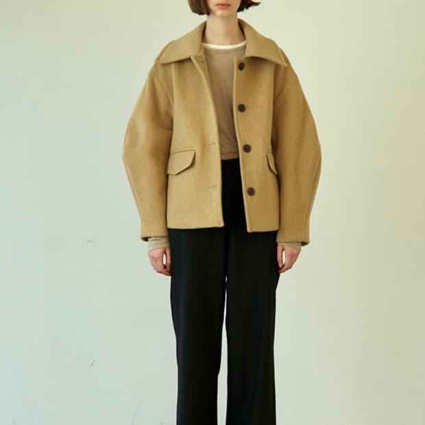 Largo 라르고 벌룬 하프자켓