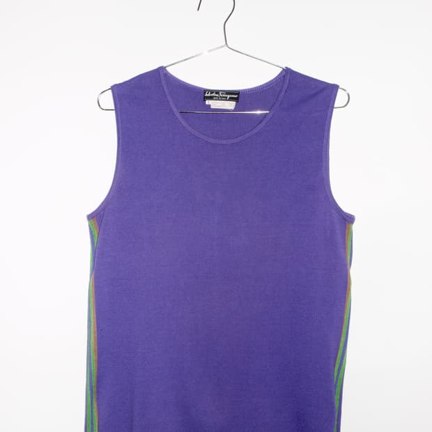 Cotton Silk Lined Sleeveless Top