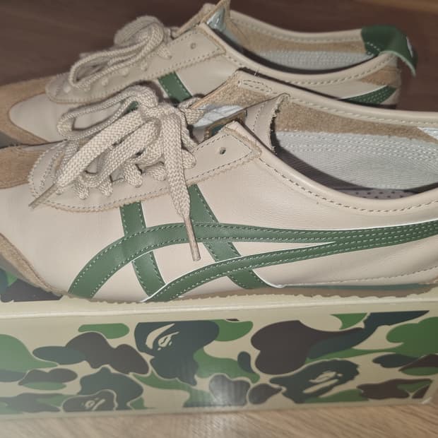 오니츠카 타이거 멕시코 66 베이지 그라스 그린 (275)