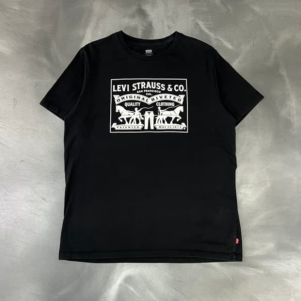  리바이스 프린팅 반팔티 y16372