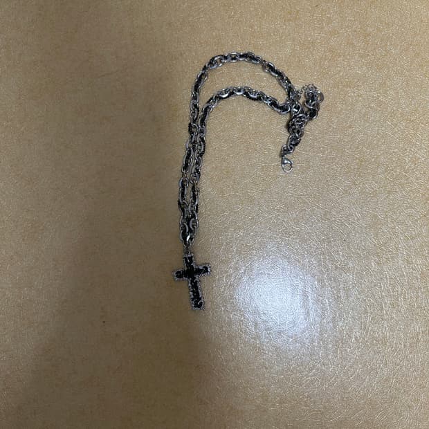빈티지 십자가 목걸이