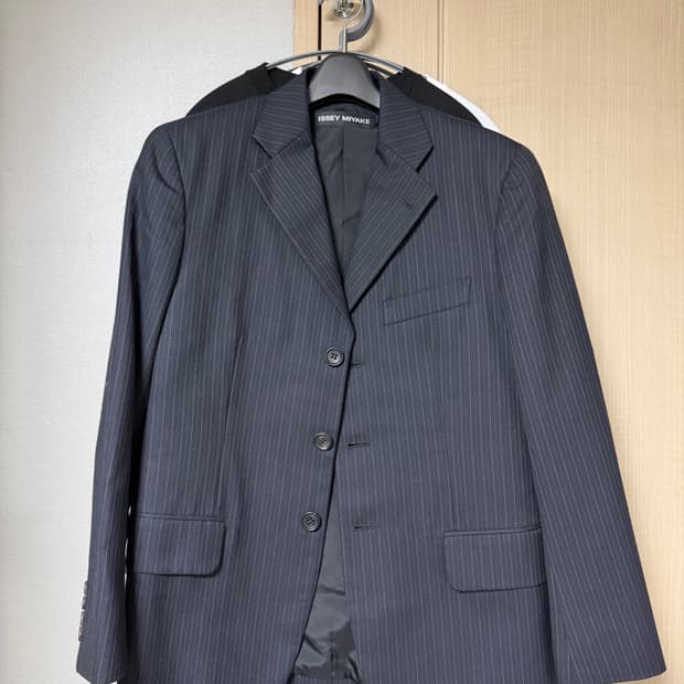 이세이미야케 스트라이프 블레이저 S