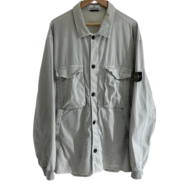 스톤아일랜드 올드 이펙트 오버셔츠 자켓