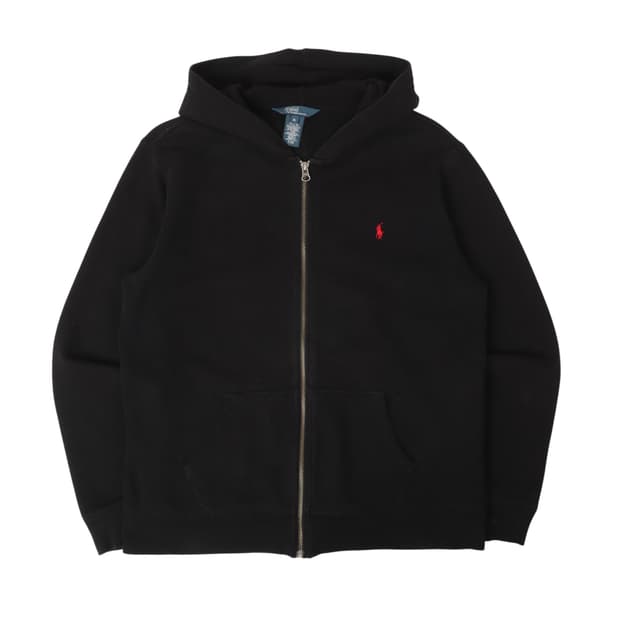 폴로 랄프로렌 블랙 후드집업