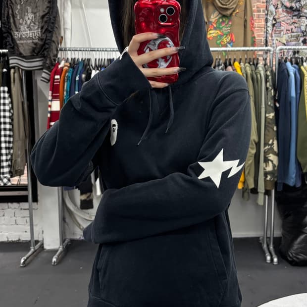 베이프 사이드 스타 후드티