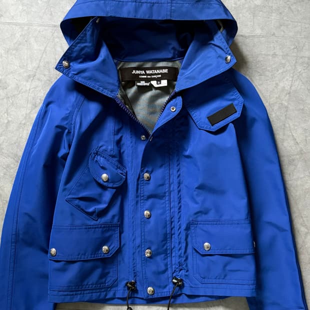 Junya Watanabe 준야 와타나베 윈드스토퍼 블루 후드 자켓