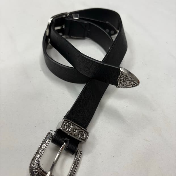 빈티지 웨스턴 버클 벨트