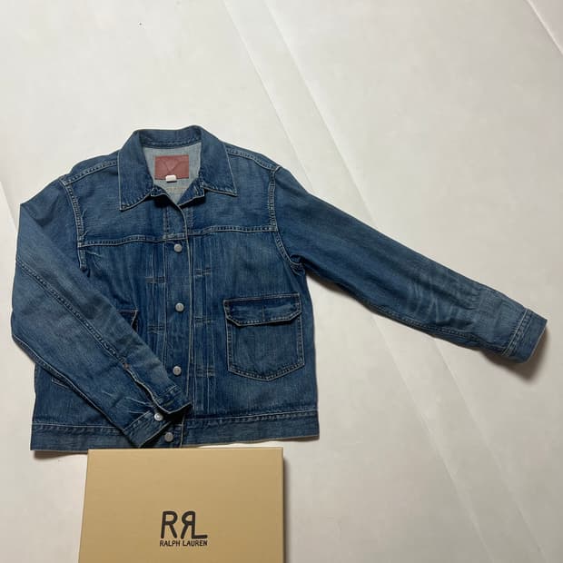 (L) RRL 오버데일 웨스트뷰 데님 트러커 재킷