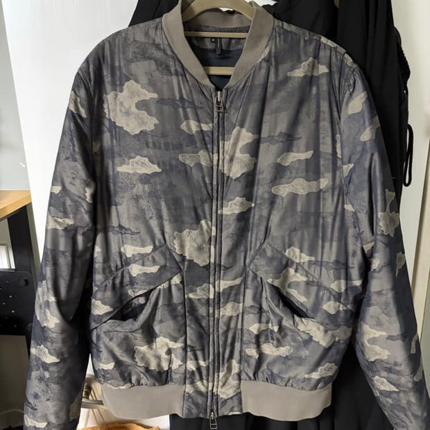 헬뮤트랭 카모 자켓 xl