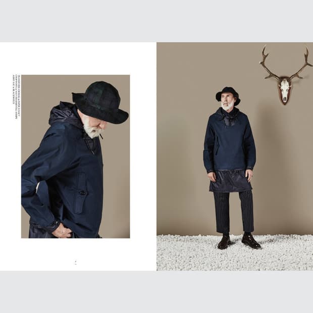 이스트로그 왁스드 코튼 블랙와치 버킷햇