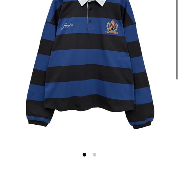 [i feel lucky] LUCKY KOIN rugby shirts