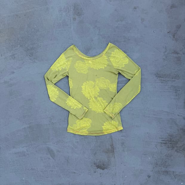 JPN vintage 플라워 슬리브