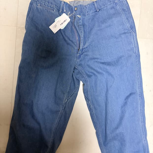 나나미카 와이드 34 Wide Denim Pants - Indigo Bl