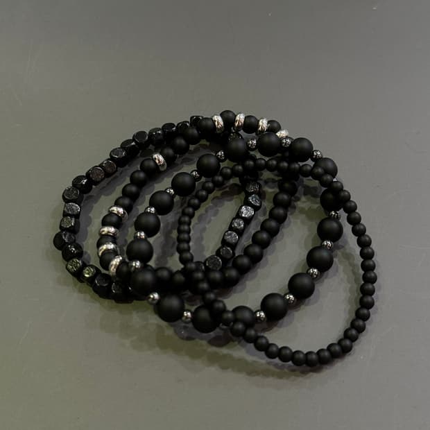 팔찌 세트 black
