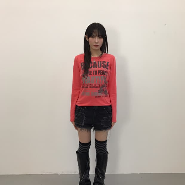 Jpn Kitsch Graphic Long Sleeve T-Shirts