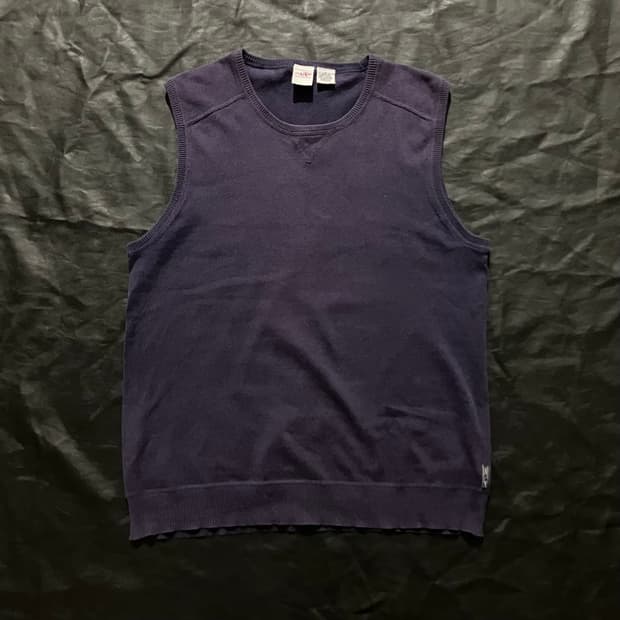 00s 조르지오 아르마니 EXCHANGE 코튼 캐시미어 니트 베스트