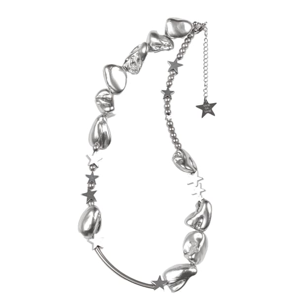 세이지가세이지 Ugly silver pearl necklace