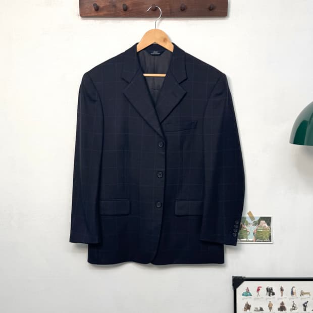 BrooksBrothers 3B Checked Blazer/O39
