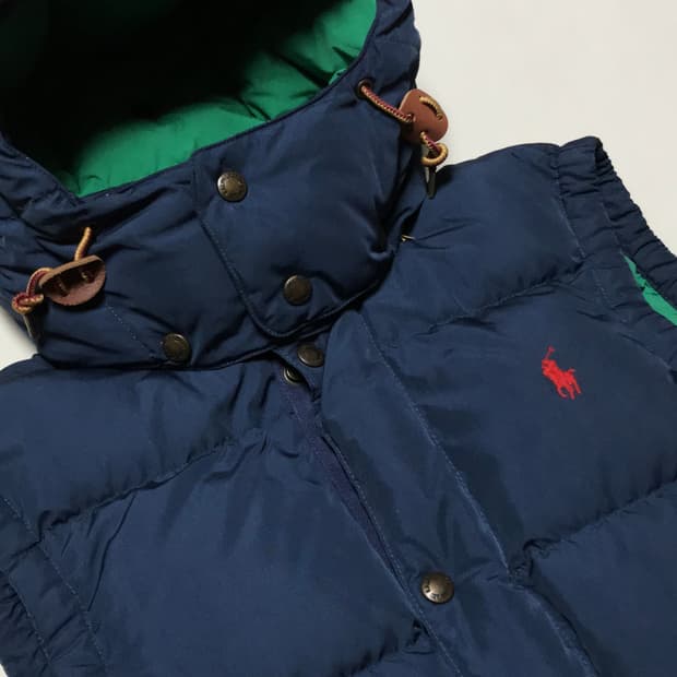 폴로 패딩 조끼