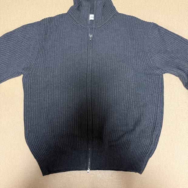 인더로우 집업 니트 파카, 3사이즈