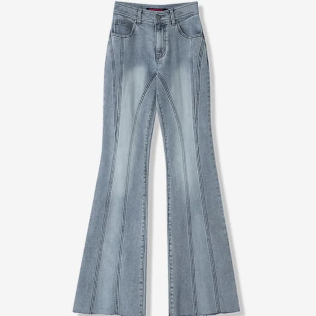 비바셔스 슬렌더 라인 데님 팬츠 라이트블루