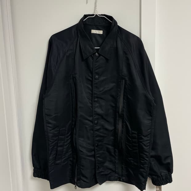 facetasm zipper nylon jumper