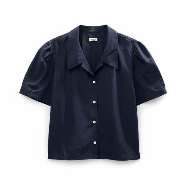 Alte 오픈카라 반팔 셔츠