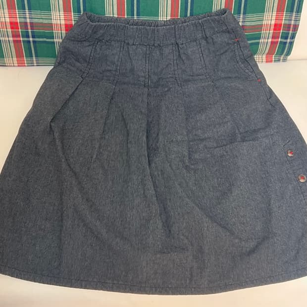 마루빈티지 단추 포인트 스커트