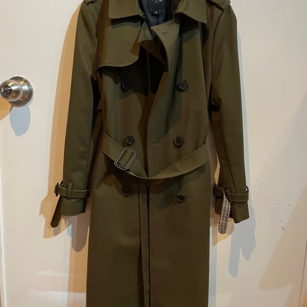 A+G 트렌치 코트 / 트렌치코트 / 카키 트렌치 코트 / A+G 코트