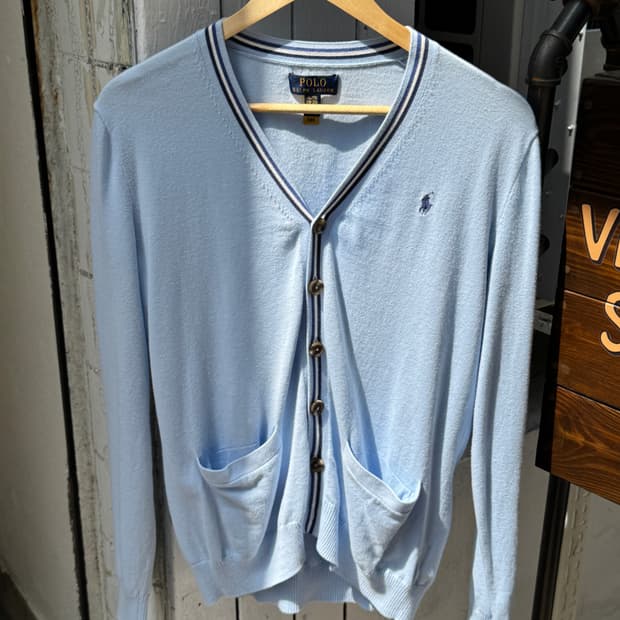 폴로 스카이블루 가디건(T79)