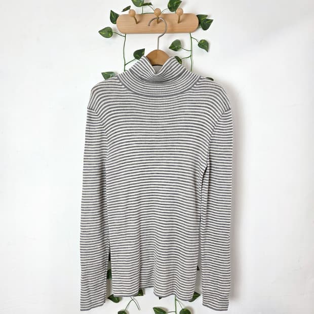 단가라 목폴라 니트