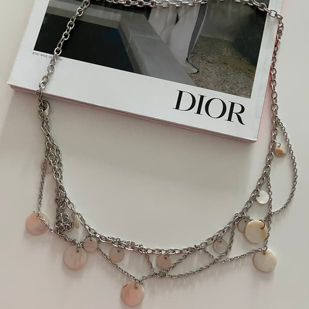 자개 허리 벨트 체인 y2k 빈티지 무드 에