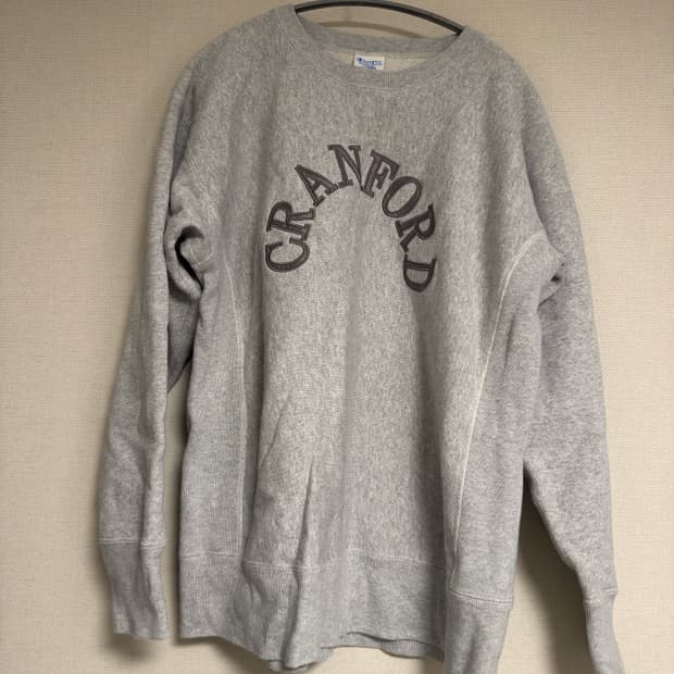 [XL] 챔피온 리버스위브 블루택 그래픽 스웨트셔츠 (C3-W012)