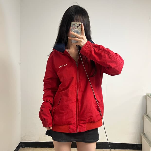 Tommy Hilfiger Red Windbreaker