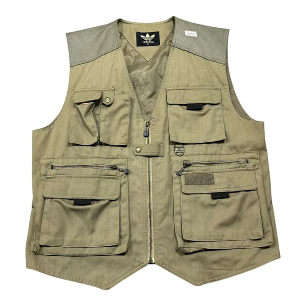 ✨ (바배) 아디다스 90s 제우교역 피싱 베스트 워크 조끼 