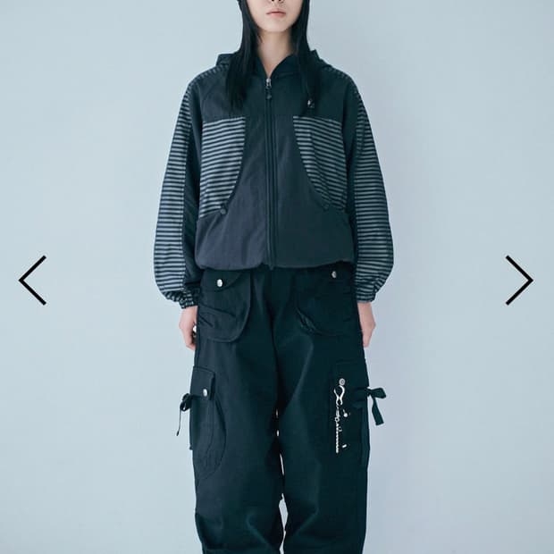 허그유어스킨 Multi cargo pants (Black)