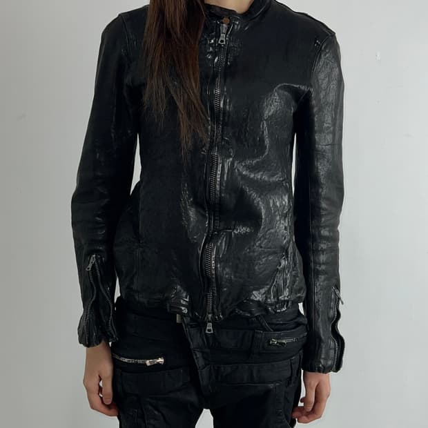 이사무 카타야마 백래쉬 Atsushi Yanaka poem 레더 자켓