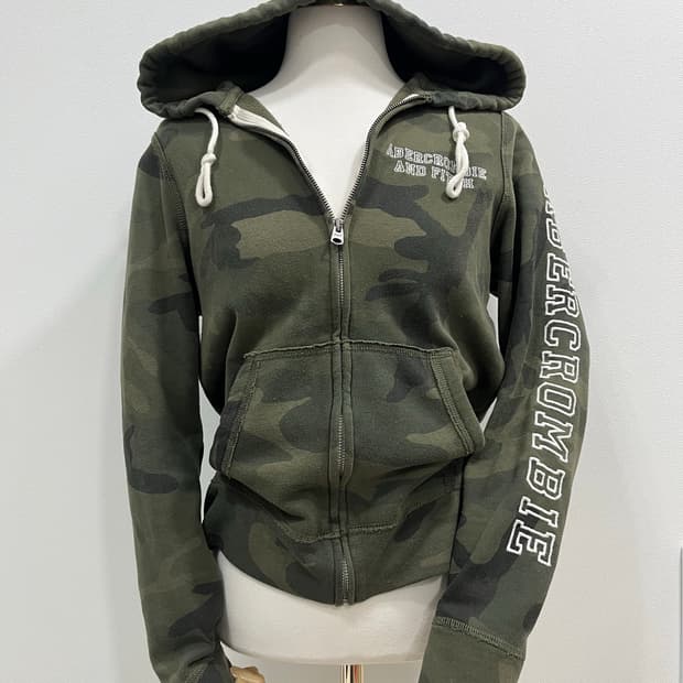 아베크롬비 카모 후드집업