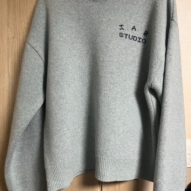 Iab studio 니트 스틸블루 xl