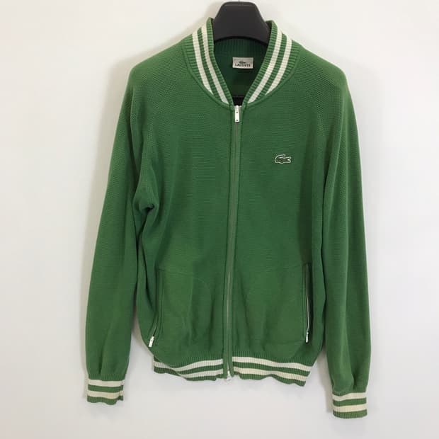 라코스테 투웨이 그린 니트집업 [4사이즈]