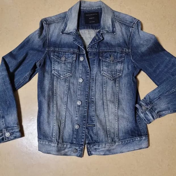 올세인츠 데님 자켓