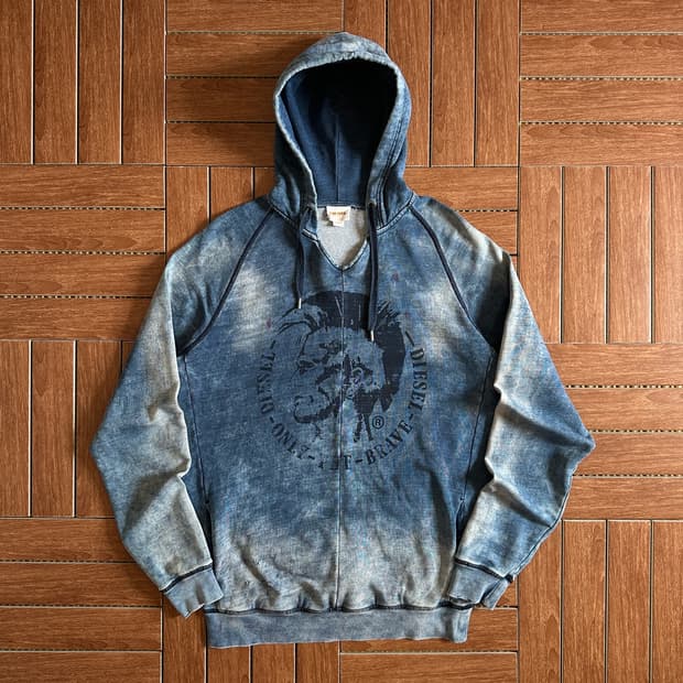 Diesel logo cotton hoodie sweats